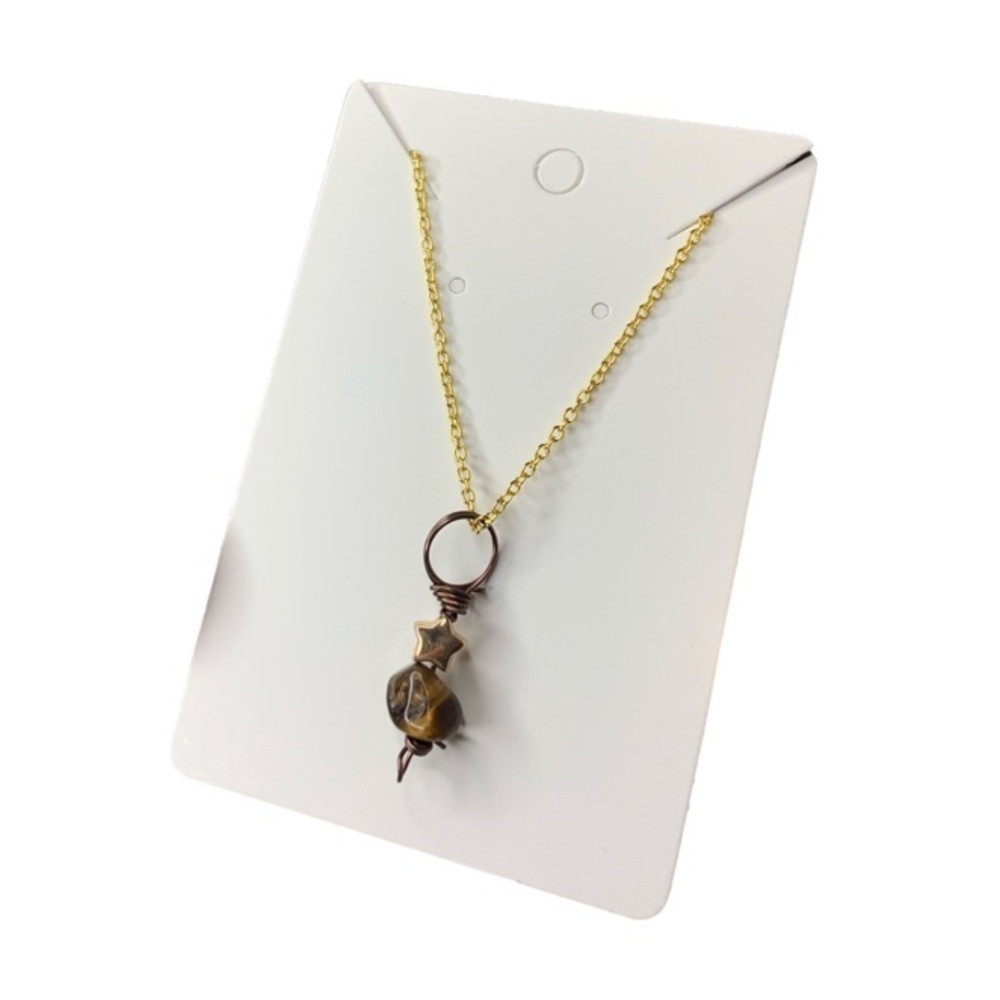 Star Tigereye crystal necklace